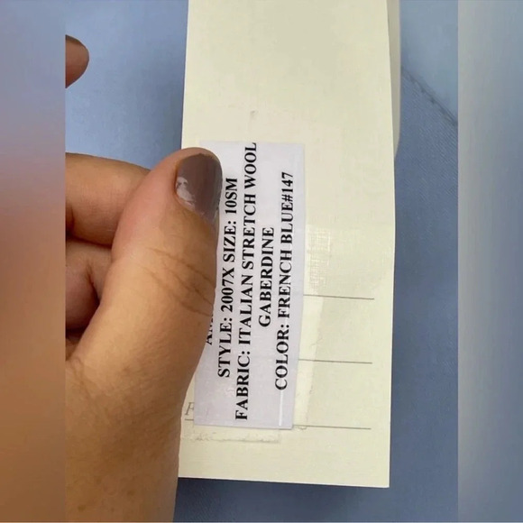 Lourdes Chávez light blue dress size 10 - Picture 6 of 12